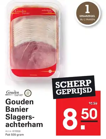 Sligro Gouden Banier Slagers achterham aanbieding
