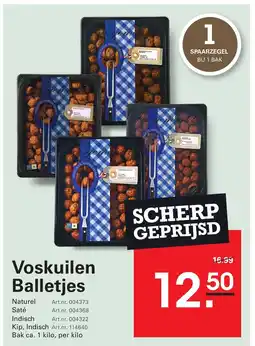 Sligro Voskuilen Balletjes aanbieding