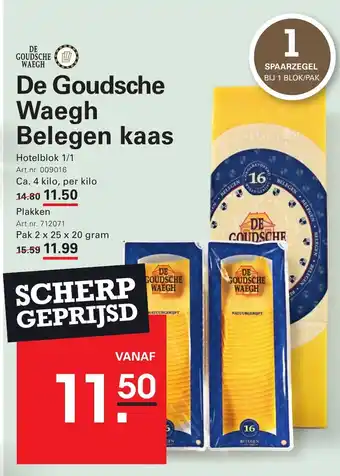 Sligro De Goudsche Waegh Belegen kaas aanbieding