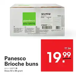 Sligro Panesco Brioche buns aanbieding