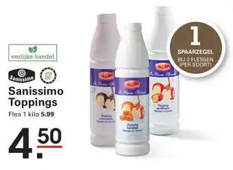Sligro Sanissimo Toppings aanbieding