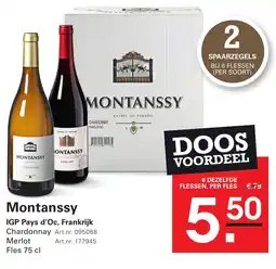 Sligro Montanssy aanbieding