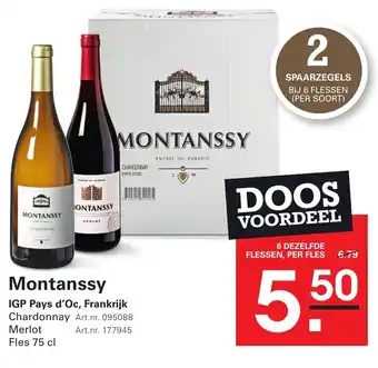 Sligro Montanssy aanbieding