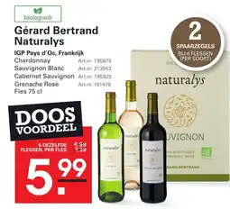 Sligro Gérard Bertrand Naturalys aanbieding