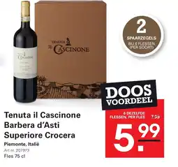 Sligro Tenuta il Cascinone Barbera d'Asti Superiore Crocera aanbieding