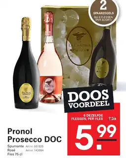 Sligro Pronol Prosecco DOC aanbieding