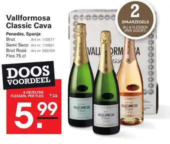 Sligro Vallformosa Classic Cava aanbieding