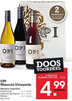 Sligro OPI Mascota Vineyards aanbieding