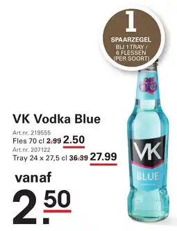 Sligro VK Vodka Blue aanbieding