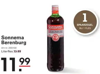 Sligro Sonnema Berenburg aanbieding