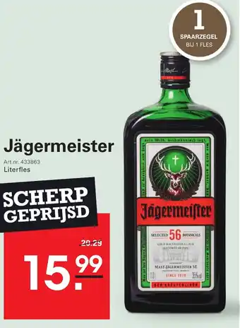 Sligro Jägermeister aanbieding