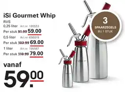 Sligro iSi Gourmet Whip aanbieding