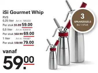 Sligro iSi Gourmet Whip aanbieding