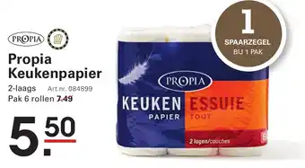 Sligro Propia Keukenpapier aanbieding