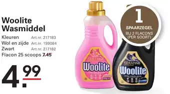 Sligro Woolite Wasmiddel aanbieding