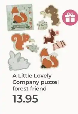 Prenatal A Little Lovely Company puzzel forest friend aanbieding