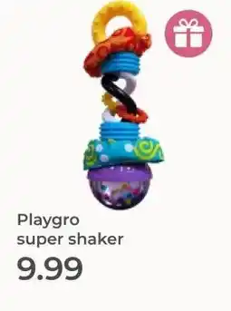 Prenatal Playgro super shaker aanbieding