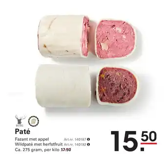 Sligro Paté aanbieding