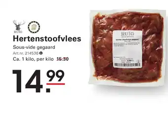 Sligro Hertenstoofvlees aanbieding