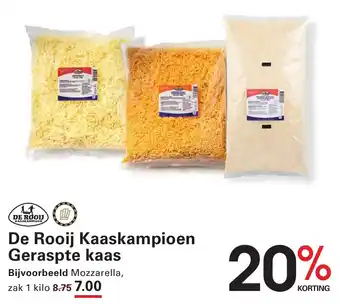 Sligro De Rooij Kaaskampioen Geraspte kaas aanbieding