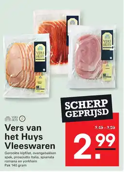 Sligro Vers van het Huys Vleeswaren aanbieding