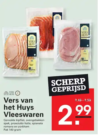 Sligro Vers van het Huys Vleeswaren aanbieding