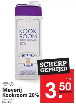 Sligro Meyerij Kookroom 20% aanbieding