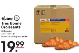 Sligro Très Bonne Croissants aanbieding