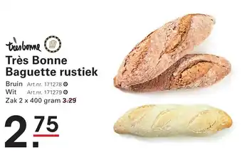 Sligro Très Bonne Baguette rustiek aanbieding