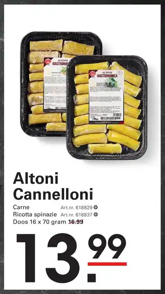 Sligro Altoni Cannelloni aanbieding