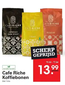 Sligro Cafe Riche Koffiebonen aanbieding