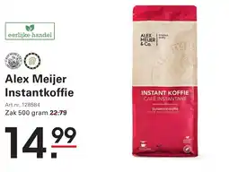 Sligro Alex Meijer Instantkoffie aanbieding