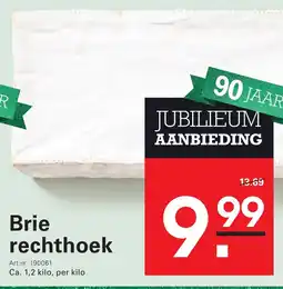 Sligro Brie rechthoek aanbieding