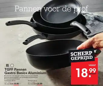 Sligro TGFF Pannen Gastro Basic+ Aluminium aanbieding