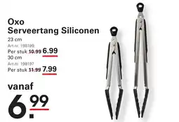 Sligro Охо Serveertang Siliconen aanbieding