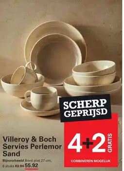 Sligro Villeroy & Boch Servies Perlemor aanbieding