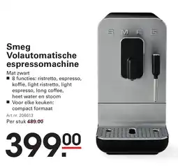 Sligro Smeg Volautomatische espressomachine aanbieding