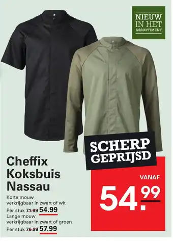 Sligro Cheffix Koksbuis Nassau aanbieding