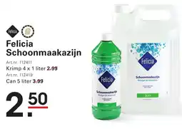 Sligro Felicia Schoonmaakazijn aanbieding