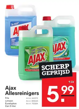 Sligro Ajax Allesreinigers aanbieding