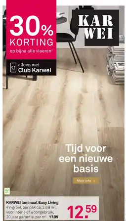 Karwei KARWEI laminaat Easy Living aanbieding