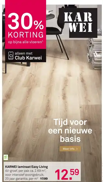 Karwei KARWEI laminaat Easy Living aanbieding