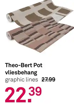 Karwei Theo Bert Pot vliesbehang aanbieding