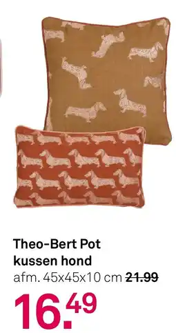 Karwei Theo Bert Pot kussen hond aanbieding
