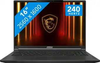 Coolblue MSI Stealth A16 AI+ OLED A3HWHG-013NL aanbieding