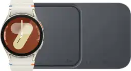 Coolblue Samsung Galaxy Watch 7 Crème 40mm + Duo Draadloze Oplader aanbieding