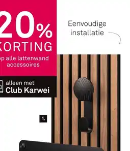 Karwei Lattenwand accessoire hanger aanbieding