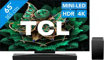 Coolblue TCL 65 QD Mini-led C71K 4K (2025) + TCL Q75H aanbieding
