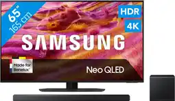 Coolblue Samsung 65 Neo QLED QN90F 4K (2025) + Samsung HW-QS700F (2025) aanbieding