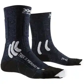ANWB X-socks Trek Merino Crew wandelsokken Dames Marineblauw aanbieding